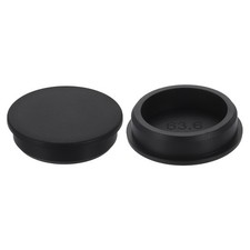 2Pcs Silicone Hole Plugs Round Rubber Stopper for 62mm/2.44" Hole Black