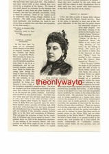 HRH PRINCESS CHRISTIAN (born Princess Helena) Book Illustration (Print), 1897