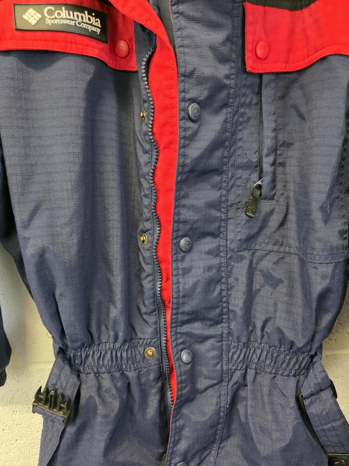 Vintage Columbia Tectonite one-piece snowsuit  size- 14/16 image 5