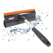 Fenster Scheiben Abzieher Glas Dusch Auto Reiniger Wischer m. Gummilippe Schwamm