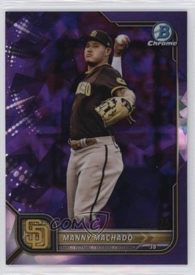 2022 Bowman Chrome Sapphire Purple 22/25 Manny Machado #5 x2o
