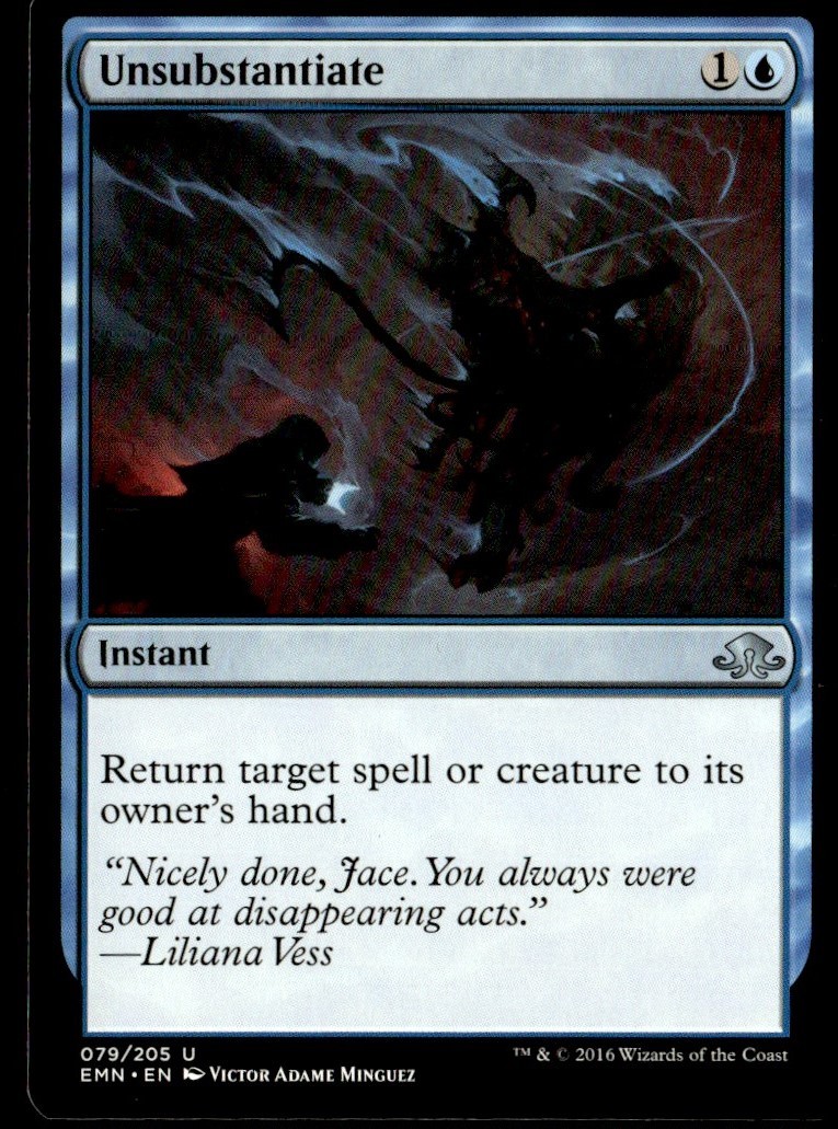 2016 Eldritch Moon Unsubstantiate Promo/Uncommon #79