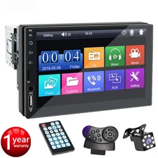 Car Radio 7 Inch 1 Din MP5 Multimedia Player Touch Screen FM ISO Power Aux Input