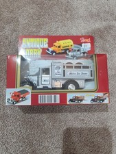 HOBBY DAX ANTIQUE LORRY MODEN TYRE SERVICES GREY TRUCK  DELIVERY TRUCK.