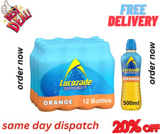 Lucozade Sport Body Fuel -Orange 12x500ml| Isotonic sports drink with Vitamin B3