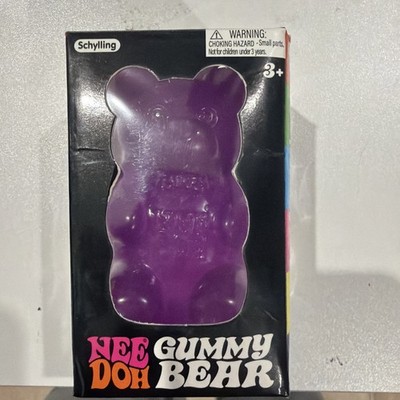 Schylling Nee Doh Needoh Gummy Bear Squishy Toy Brand New Authentic PURPLE