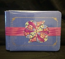 New Creative Memories Blue 5x7 Sentiments Scrapbook Album with Page Protectors