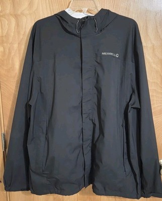 NWOT Merrell Men's Opti-Shell Waterproof Hooded Full Zip Jacket Size XL