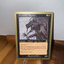 1999 Magic The Gathering Phyrexian Negator #65 Gold Border VERY RARE FREE SHIP