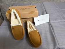 Koolaburra By UGG Slippers Shoes Kids Size 12 Brown Suede K Riley Moccasin