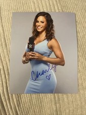 8x10 Photo Charly Caruso WWE ESPN Signed Auto Autograph 