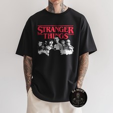Stranger Things Eleven With Friends Portrait T-Shirt