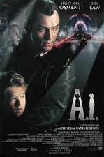 2001 Film Poster Print "A.I. Artificial Intelligence" Steven Spielberg Jude Law