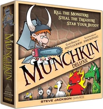 Munchkin Deluxe Board Game - Steve Jackson - 100% Complete - Excellent Condition