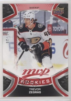 2021-22 Upper Deck MVP Rookie Red 11/25 Trevor Zegras #249 Rookie RC 0z4x