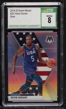 2019-20 Panini Mosaic USA Basketball Silver Prizm Kevin Durant #251 CSG 8 4ib