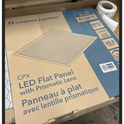 Lithonia Lighting Contractor Select CPX A12 Lens 2 ft. x 2 ft. 3200 Lumens 2Pack