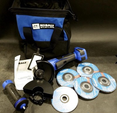 NWT Kobalt 5-in 24-Volt Max-Volt Cordless Angle Grinder/ Tool Only (No Box)