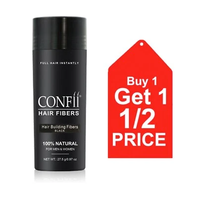CONFII® Hair Building Fibres 🔥 BUY 1 GET 1 HALF PRICE | Best Quality | 27.5g