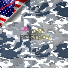 19"x78" Hydrographic Film Hydro Dipping Water Transfer Snow Camo Camouflage #8