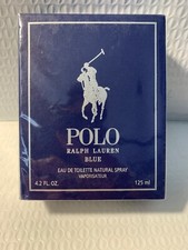2002 Polo Blue by Ralph Lauren EDT 4.2oz/125ml spray ORIGINAL FORMULA 2002 Seal