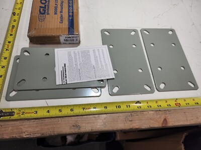 Global Industries 238CP105 4 Piece Caster Mounting Plate Kit New in Box
