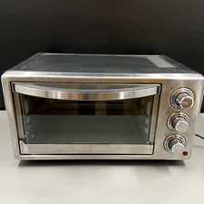 Oster 6-Slice Countertop Toaster Oven Silver (TSSTTVF817) Stainless Steel 1300W