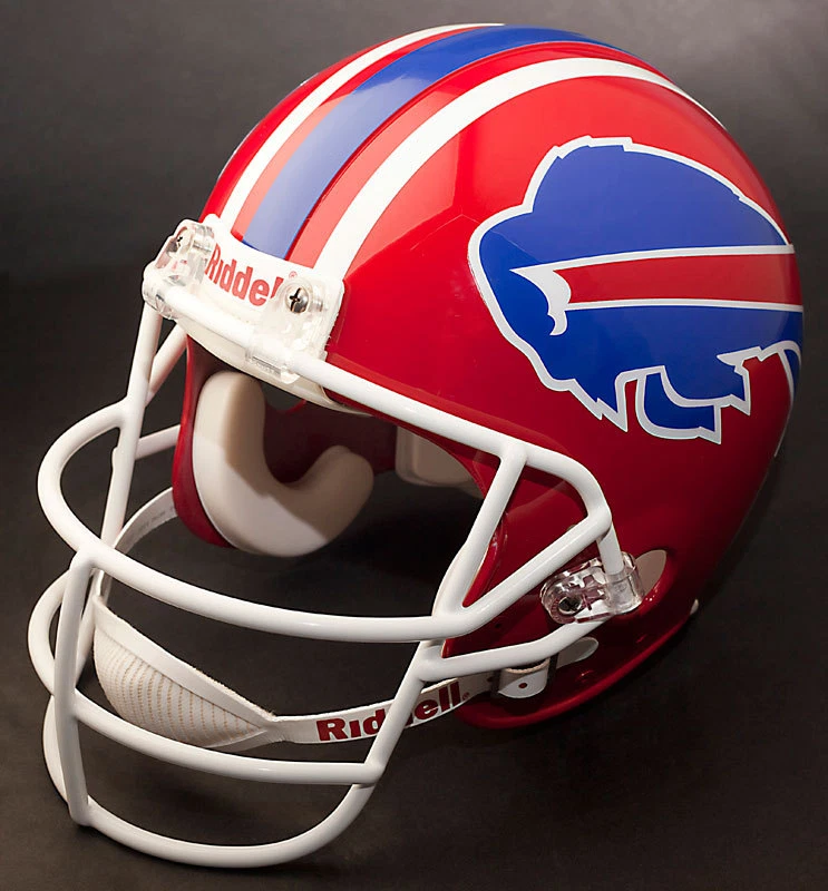 Casco de fútbol americano JIM KELLY BUFFALO BILLS Schutt JOP-SW MÁSCARA FACIAL - BLANCO Foto 2 de 4