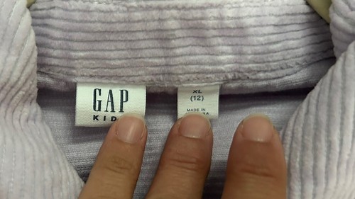 GAP Kids Orchid Petal Corduroy Button Down Shacket Size XL (12) Soft - Picture 4 of 7
