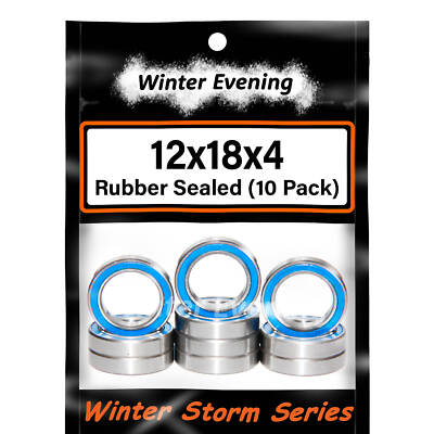 Winter Evening - 12x18x4mm 6701-2RS (10 Bearings) for Traxxas 5120