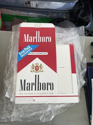 Marlboro Cigarettes Gas Station Store Advertising Display Box