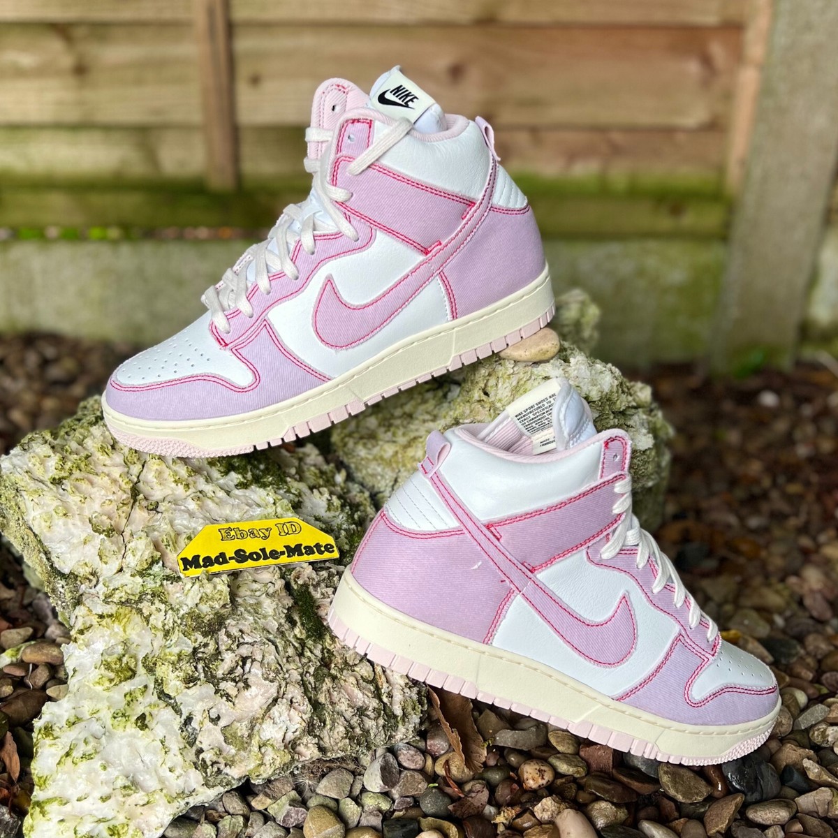 NIKE DUNK HIGH 1985 PINK DENIM ナイキ ダンク Nike Dunk HI HIGH 1985 Pink Denim DQ8799 100 UK7 UK7.5 UK8.5
