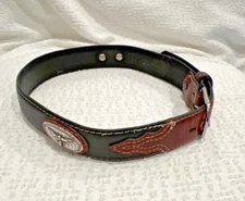 Nocona Belt Co Kids Youth Belt Genuine Leather N4413201-24 Bull Medallions