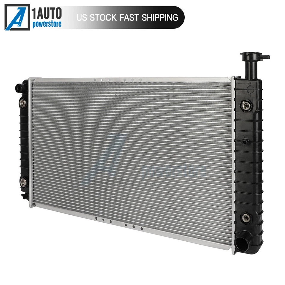 Aluminum Radiator For 1996-2002 Chevrolet Express 1500 GMC Savana 2500 4.3L 5.7L - Изображение 3 из 4