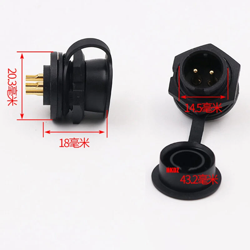 Z108 Waterproof Aviation Plugs Sockets Cable Connector Adapter 2 3 4 5 6 7 8 Pin - Image 4 of 4