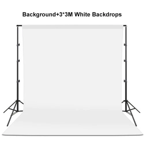 Muslin White Scenic Photo Studio Background Materials