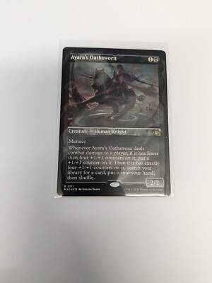MtG March Machines Aftermath MAT Ayara's Oathsworn Etched Foil R 0111 Magic 