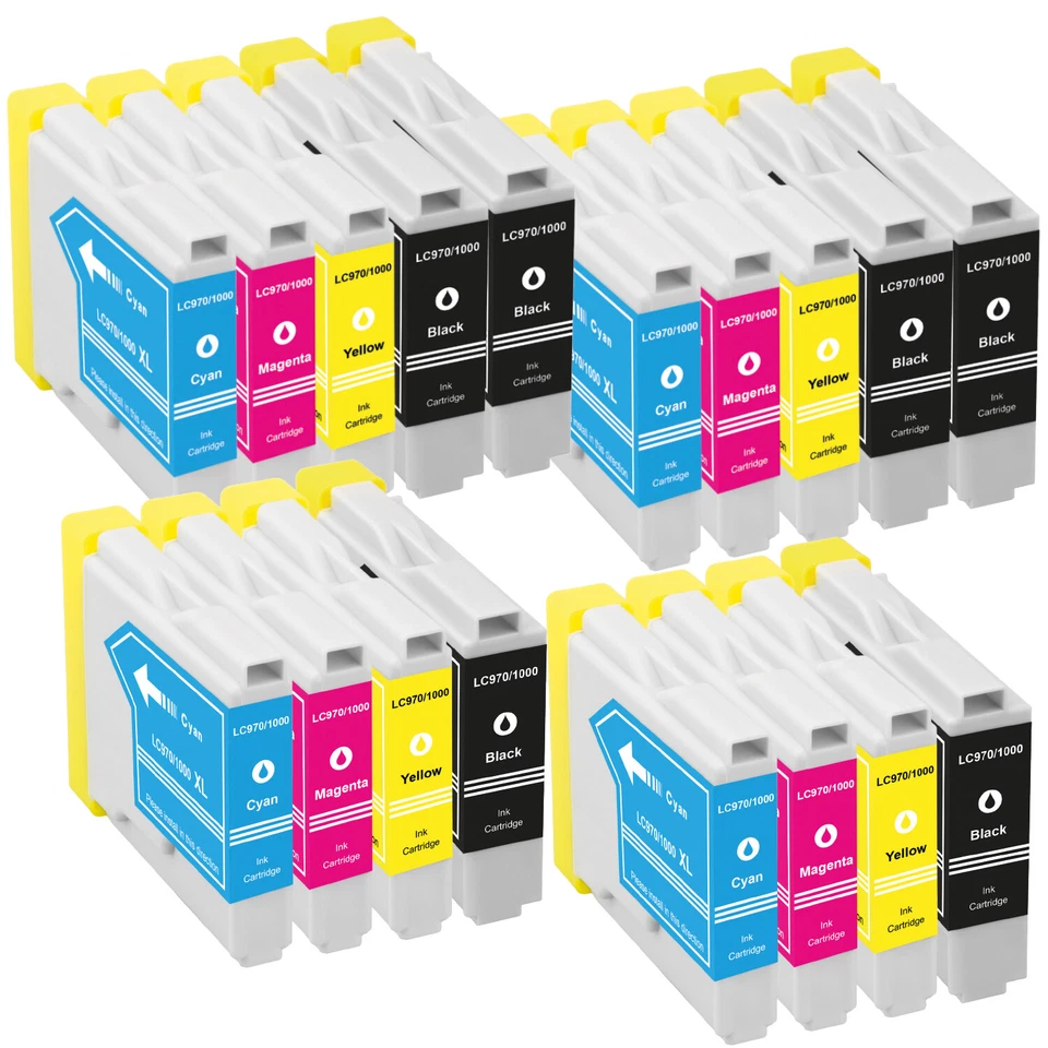 18x Patronen XXL für Brother MFC-235C MFC-260C DCP-135C DCP-150C DCP-153C LC-970 - Bild 2 von 2