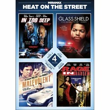 Heat on the Street: Rage in Harlem/Malevolent/Glass Shield/Too Deep (DVD) NEW