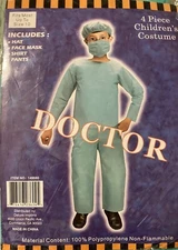 Doctor Costume Kids Scrubs With Accessories Costume for Kids Halloween Cosplay