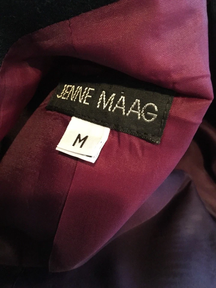 Blazer negro vintage - Jenne Maag - para mujer - ¡Talla mediana! ¡Bonito! Foto 4 de 4