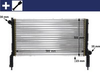 Mahle MotorküHler WasserküHler CR 1446 000S FüR Fiat Doblo GroßRaumlimousine