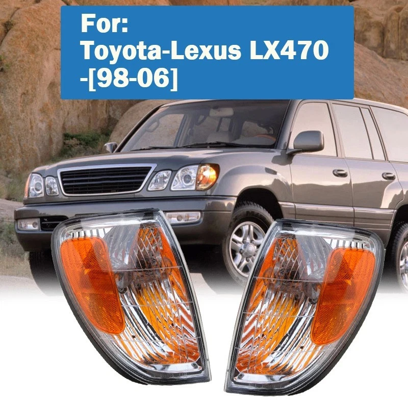 For Lexus LX470 1998-2007 Side Marker Lamp Corner Lights Parking Turn Signal 2* - Image 2 of 4