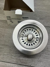 Blanco 441093 3-1/2" Stainless Steel Basket Strainer and Sink - Chrome