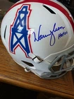 Houston Oilers Warren Moon Full Size Autographed Helmet