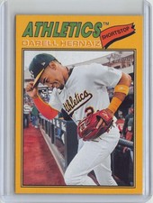 2026 Topps Heritage #66 Darell Hernaiz Dark Yellow