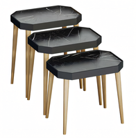 Schwarze Holz Beistelltische Im Modernen Design, Langlebig