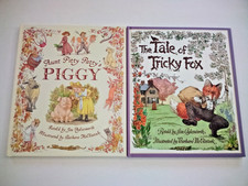 SIGNED! Lot of 2 Jim Aylesworth/Barbara McClintock HC Picture Books Fox & Piggy