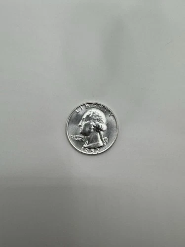 SILVER 1959 25C Washington Quarter BU Quarter Fresh from Roll 90% Silver