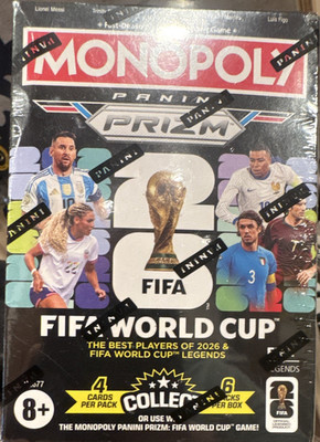 Hasbro Monopoly Panini Prizm FIFA World Cup 2026 Collectible Card Game